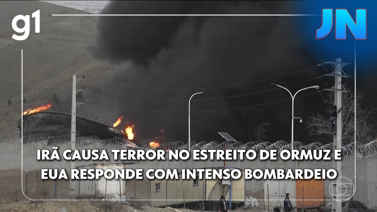 JN: EUA faz bombardeio mais intenso no Irã, que instalou minas explosivas no estreito de Ormuz
