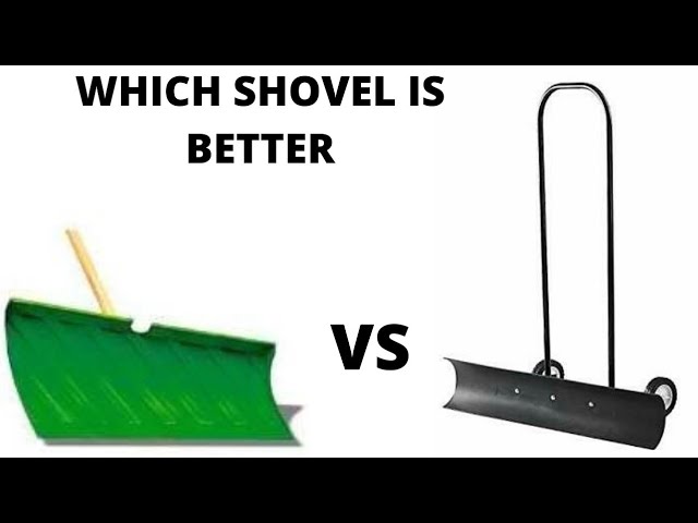 SNOWCASTER VS EZ PLOW SHOVEL