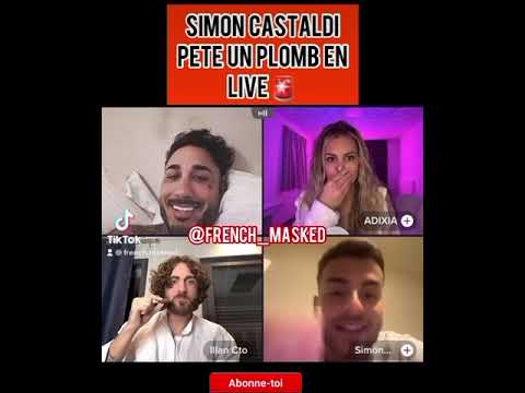 Simon castaldi menace Vivian en live Tiktok ! #telerealite #illancto #adixia #influencer #tiktok