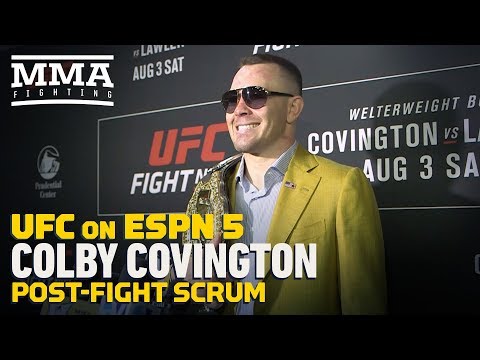 UFC on ESPN 5: Colby Covington Talks Win, Kamaru Usman, Walkout Song, More  - MMA Fighting