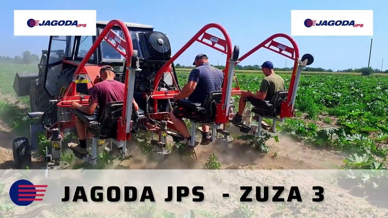 ZUZA 3 Eco-Hydraulic Mechanical Weeder: A Superior Choice for Organic Vegetables Growers