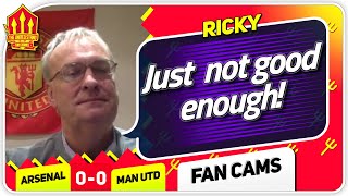 RICKY NOT GOOD ENOUGH Arsenal 0-0 Manchester United Fan Cam