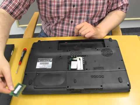 Toshiba L350 Series: Memory Replacement