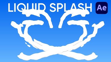 Create Liquid Splash Animation in After effects | After effects Tutorial