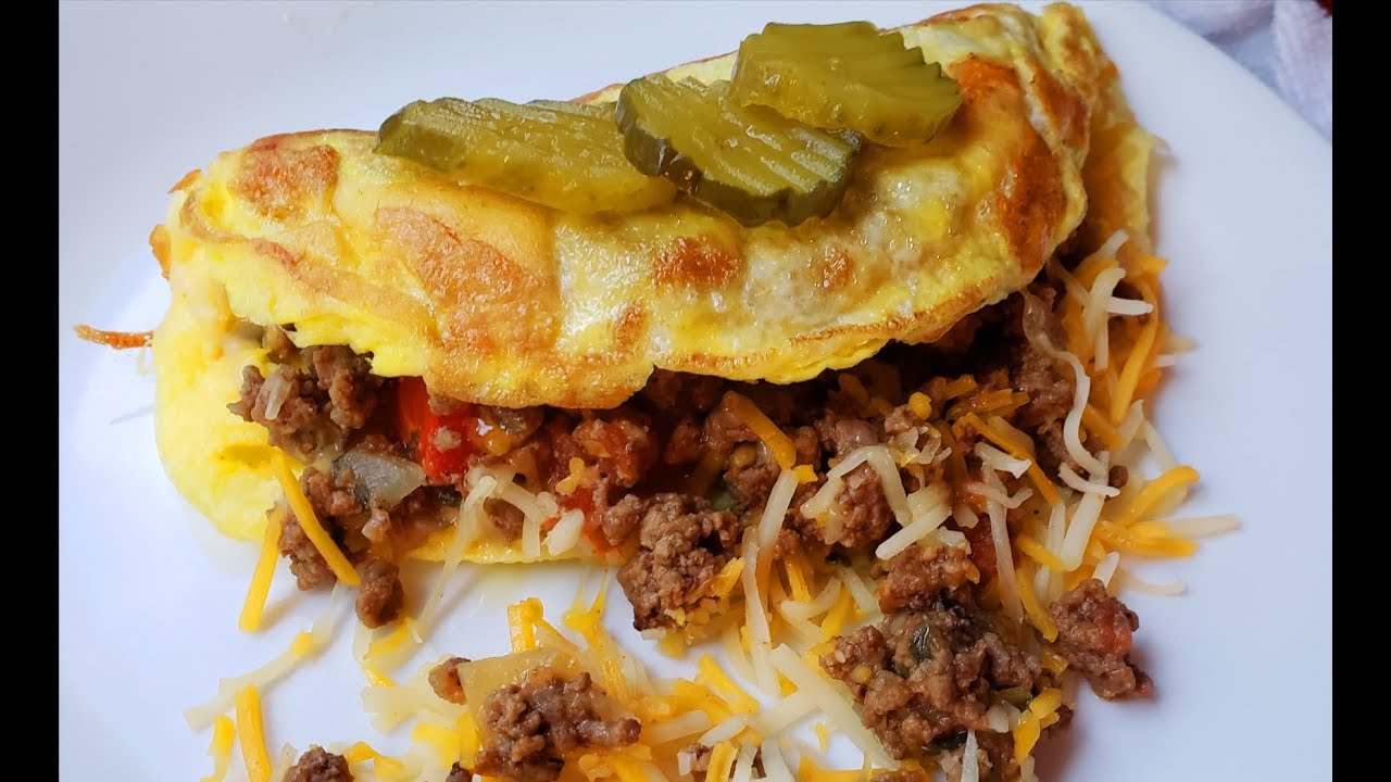 Cheeseburger Omelet Mashup YouTube