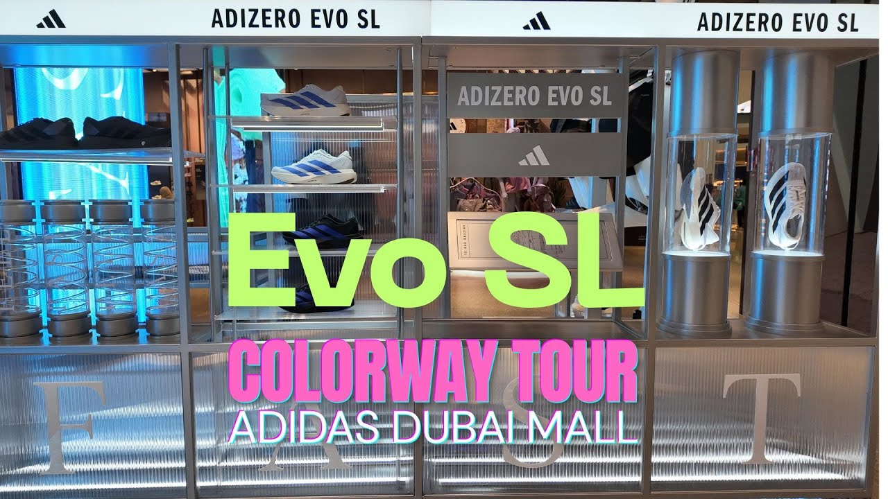 Adidas Adizero Evo SL: охота за цветами в Dubai Mall! | Экскурсия по магазину Adidas Originals и ...