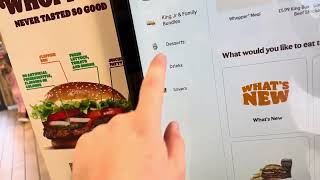 Acrelec K27 Self Ordering Kiosk at Buger King Pips Hill Retail Park Basildon