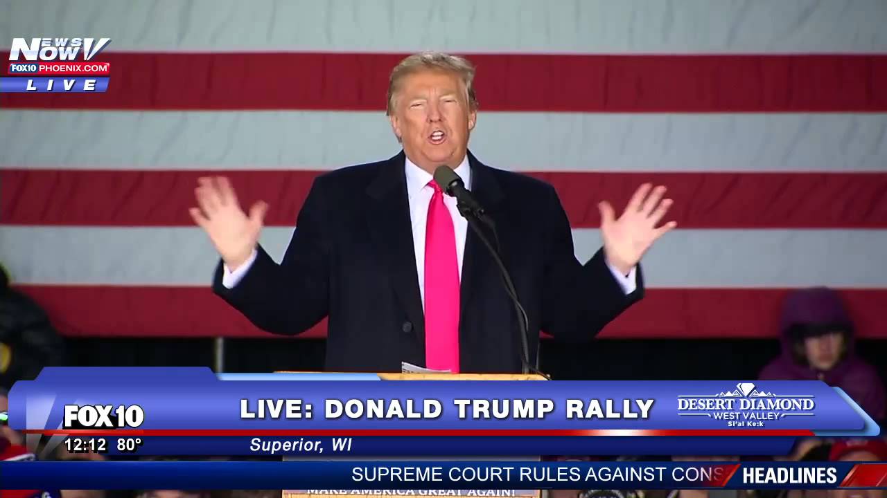 FNN: FULL Donald Trump Rally - Superior, WI