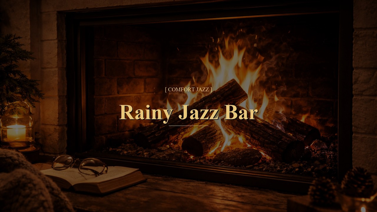 [ 𝐂𝐎𝐌𝐅𝐎𝐑𝐓 𝐉𝐀𝐙𝐙 ] Jazz by the Fireplace After a Long Day🌧️ l You Earned This Night🔥
