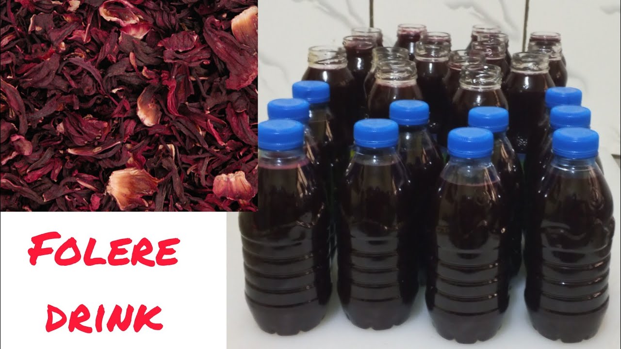 The Healthiest FOLERE/Zobo/Hibiscus flower drink./ Healthy and Nutritive 