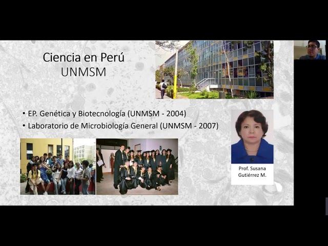 Comparte Ciencias UNMSM 2020 - PhD(c) Ruy Chacon