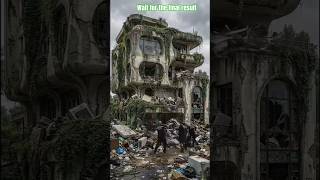This abandoned building got a crazy makeover From ruins to luxury in seconds|| #buildingsimulation |