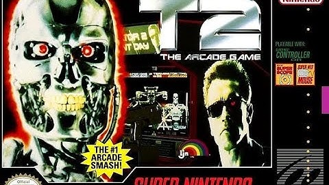 Terminator 2 - The Arcade Game Playthrough (SNES)