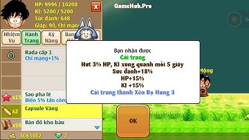 Ngọc rồng online | tiếp tục nhận và mở csv liên sever cho acc sơ sinh !!!