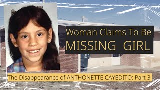 Woman Claims To Be Missing Girl | Anthonette Cayedito | Part 3 | FULL EPISODE| (S2, E1)