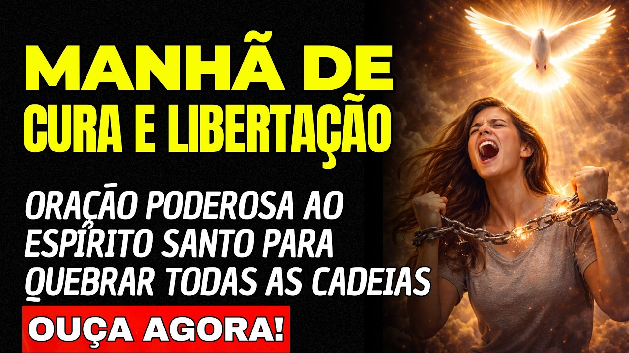 LIBERTAÇÃO TOTAL: Oração Poderosa ao Espírito Santo Para Quebrar Todas as Cadeias HOJE!
