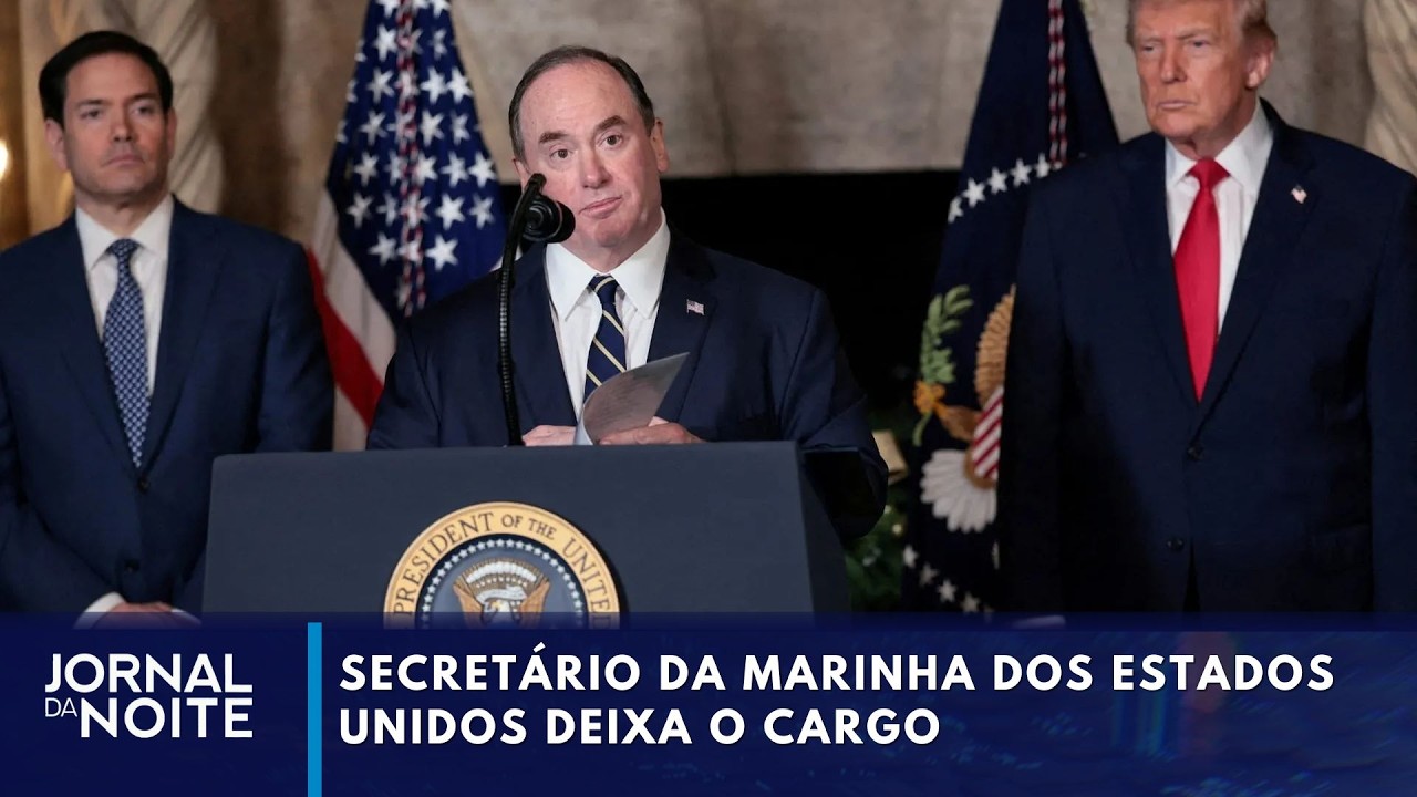 Secretário da Marinha dos EUA deixa o cargo