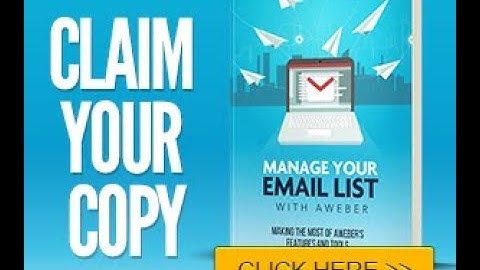 0008 List Options Setting Up List Automation Rules Email List Aweber