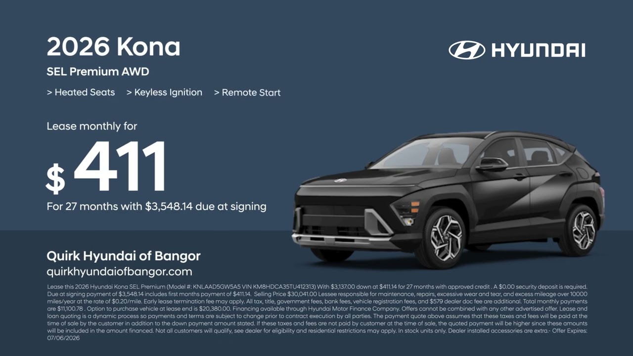 Hyundai Kona 07/02/2026 7618979 - YouTube