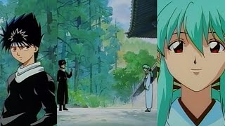 Yu Yu Hakusho - Yukina Hints At Knowing That Hiei Is Her Brother 