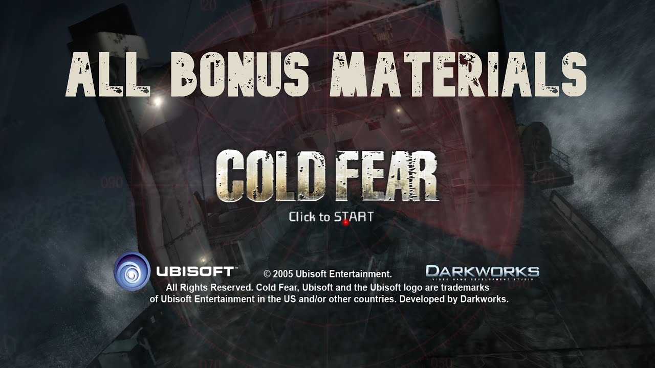 Cold Fear (All Bonus Materials)