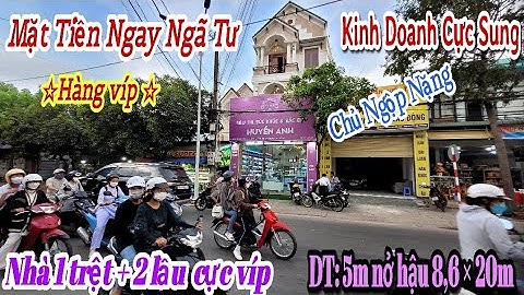 bán gấp nhà mặt tiền kinh doanh ngay ngã tư cực đẹp (251)thuận an bình dương
