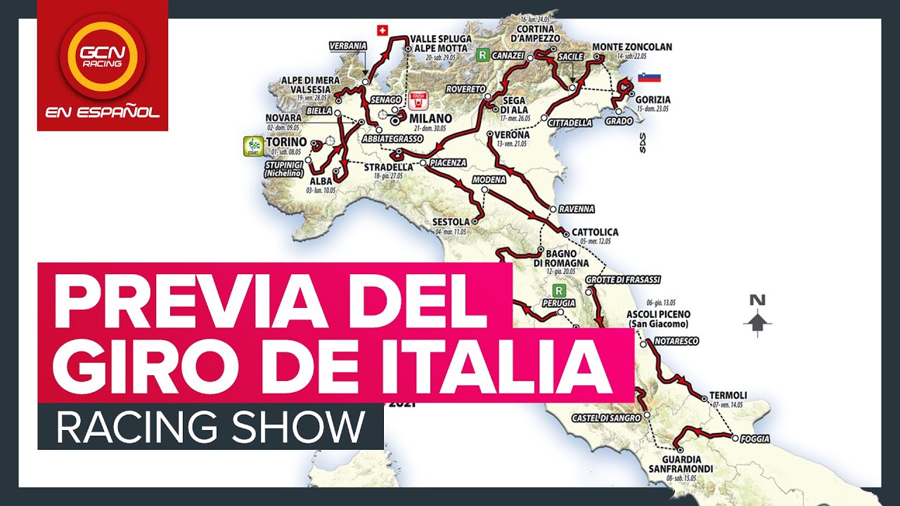 GIRO DE ITALIA al detalle Recorrido y Ciclistas a Seguir GCN Racing