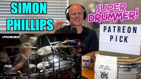 Drum Teacher Reacts: SIMON PHILLIPS - PROTOCOL 4 - PENTANGLE - Live Session LITTLE BIG BEAT STUDIOS
