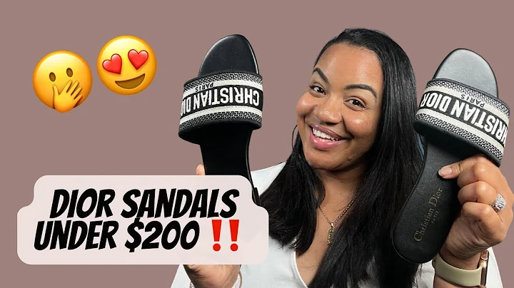 Dior Dway Sandals Dupe Under $200.00!!