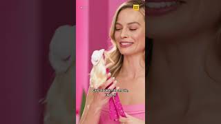 Margot Robbie and Barbie Cast React To Their REAL LIFE Dolls shorts