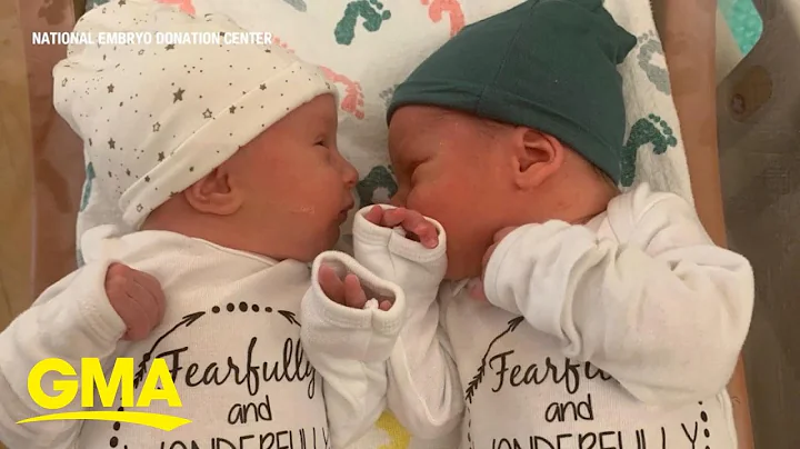 Twins born from embryos frozen 30 years ago l GMA