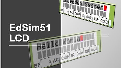 #28 EdSim51 LCD Module