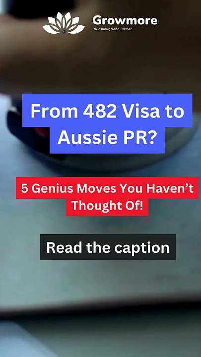 🚀 Maximize Your 482 Visa for Permanent Residency in Australia!