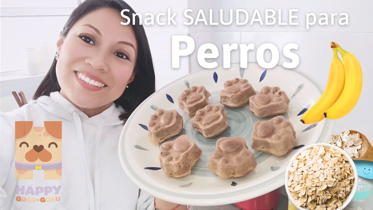 Mini cupcakes de plátano para perros 🍌🐶