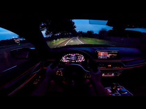 BMW M760Li 2020 V12 NIGHT DRIVE POV Ambient Lighting by AutoTopNL