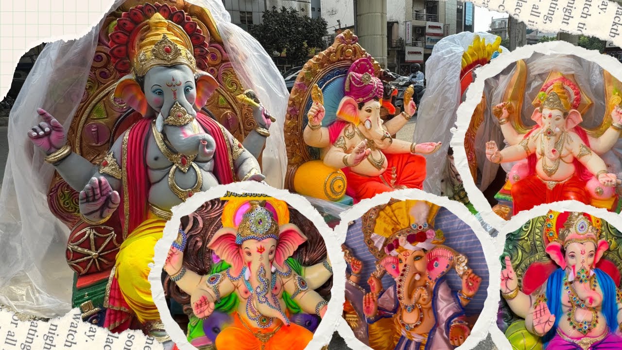 Ganpati Murti in delhi 2025 | lowest Price market start from Rs 50 | Ganesh Chaturthi Ganpati marke