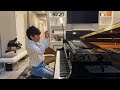 Veer Kushal: playing Mozart Piano Sonata No.16 in C, K.545, I. Allegro