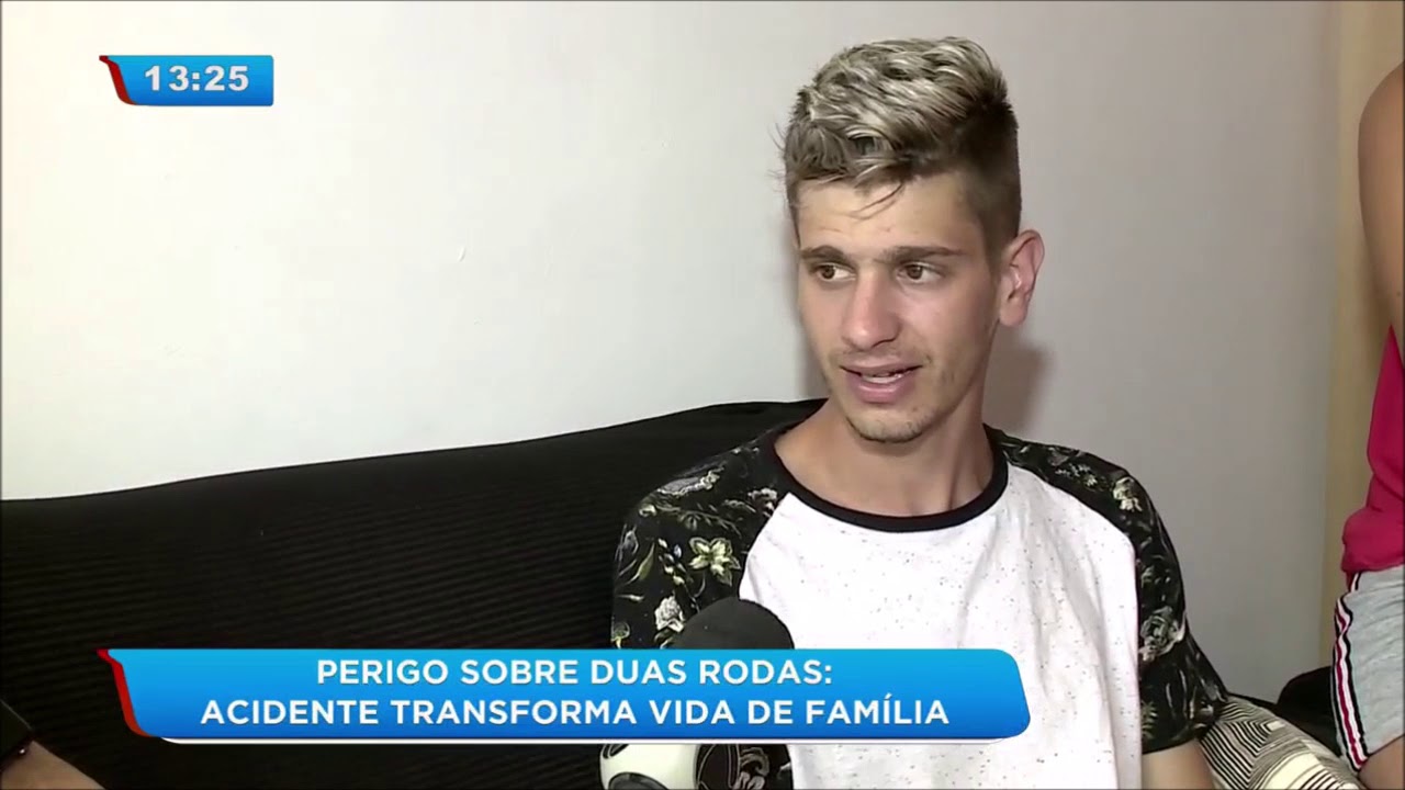 Jovem que perdeu parte da perna em acidente de moto luta por prótese