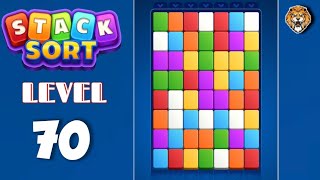 Stack Sort : Color Puzzle Level 70 Walkthrough