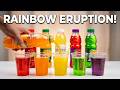 Giant Rainbow Coca-Cola Eruption! 🌈 (Satisfying ASMR) #001