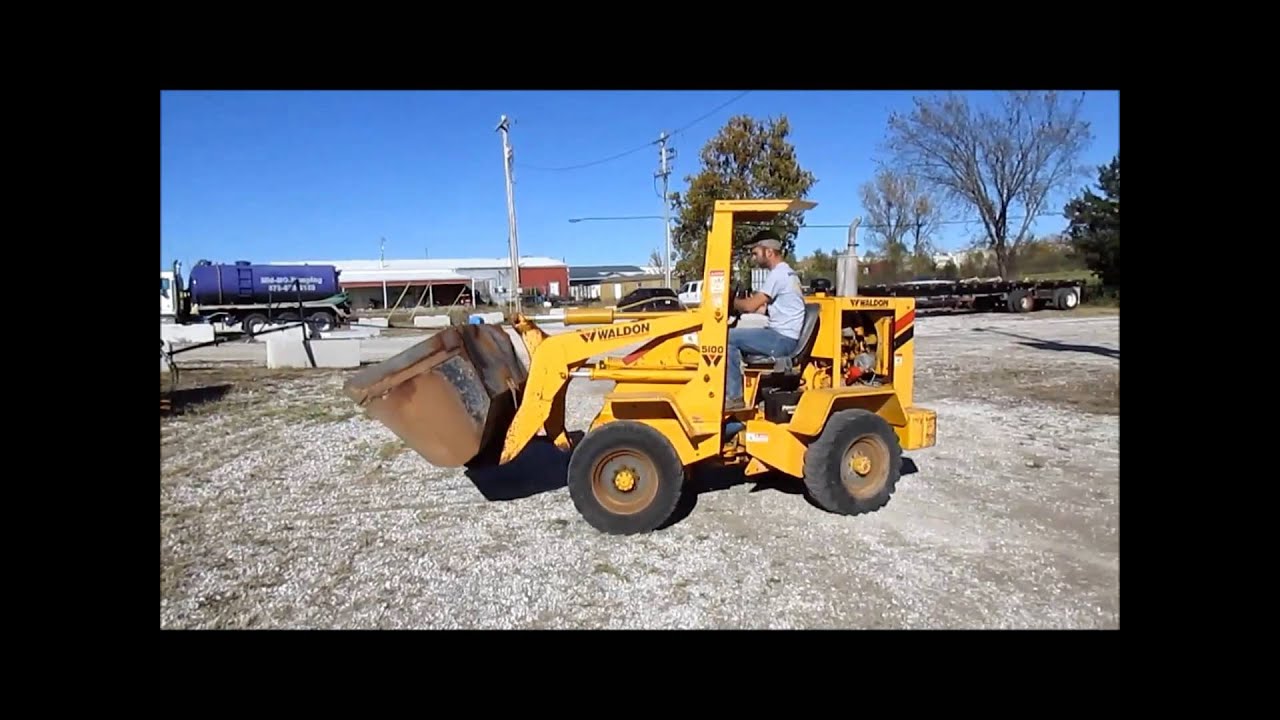 Waldon 5100 wheel loader for sale sold at auction November 19, 2015