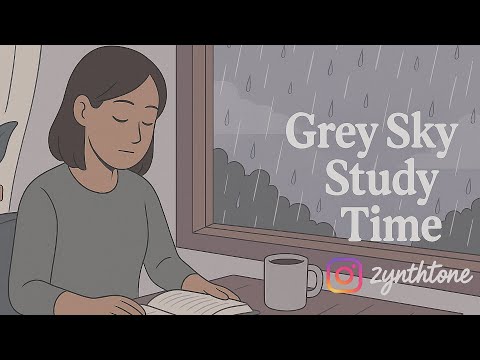 🌧️ Grey Sky Study Time｜灰天專注 Rain Study Lo-fi【ZynthTone】