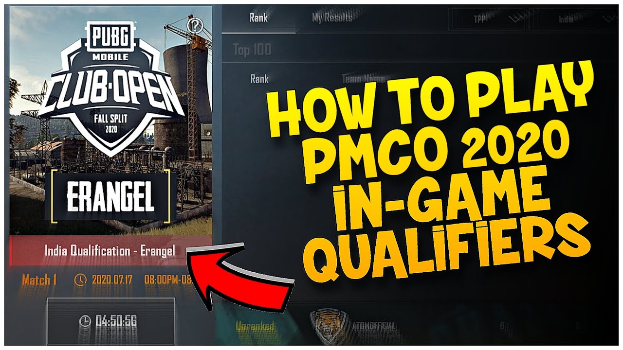 HOW TO PLAY PMCO FALL SPLIT 2020 IN-GAME QUALIFIER MATCHES ( PUBG MOBILE )