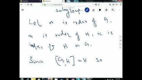 Lagrangian Theorem of Groups || Mathematical methods S.M Yusuf article 2.2 part 6