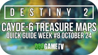 Destiny 2 IO Treasure Map Locations Quick Guide (Cayde-6 Treasure Maps Guide Week #8 24/10-31/10)