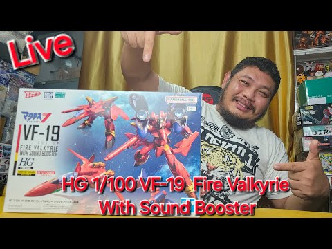 Live ทุลักทุเลรีวิว HG 1/100 VF -19 Fire Valkyrie With Sound Booster งานน่าเก็บ!!!