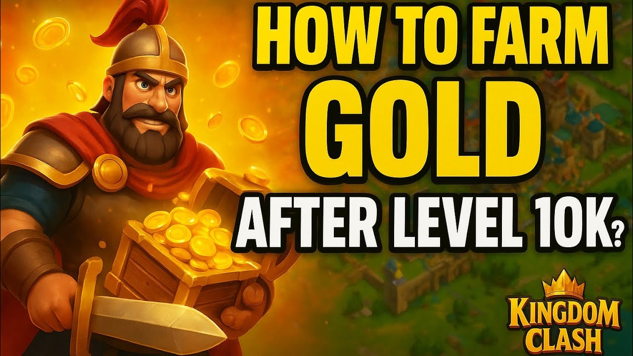 HOW TO FARM GOLD AFTER LVL 10K?
