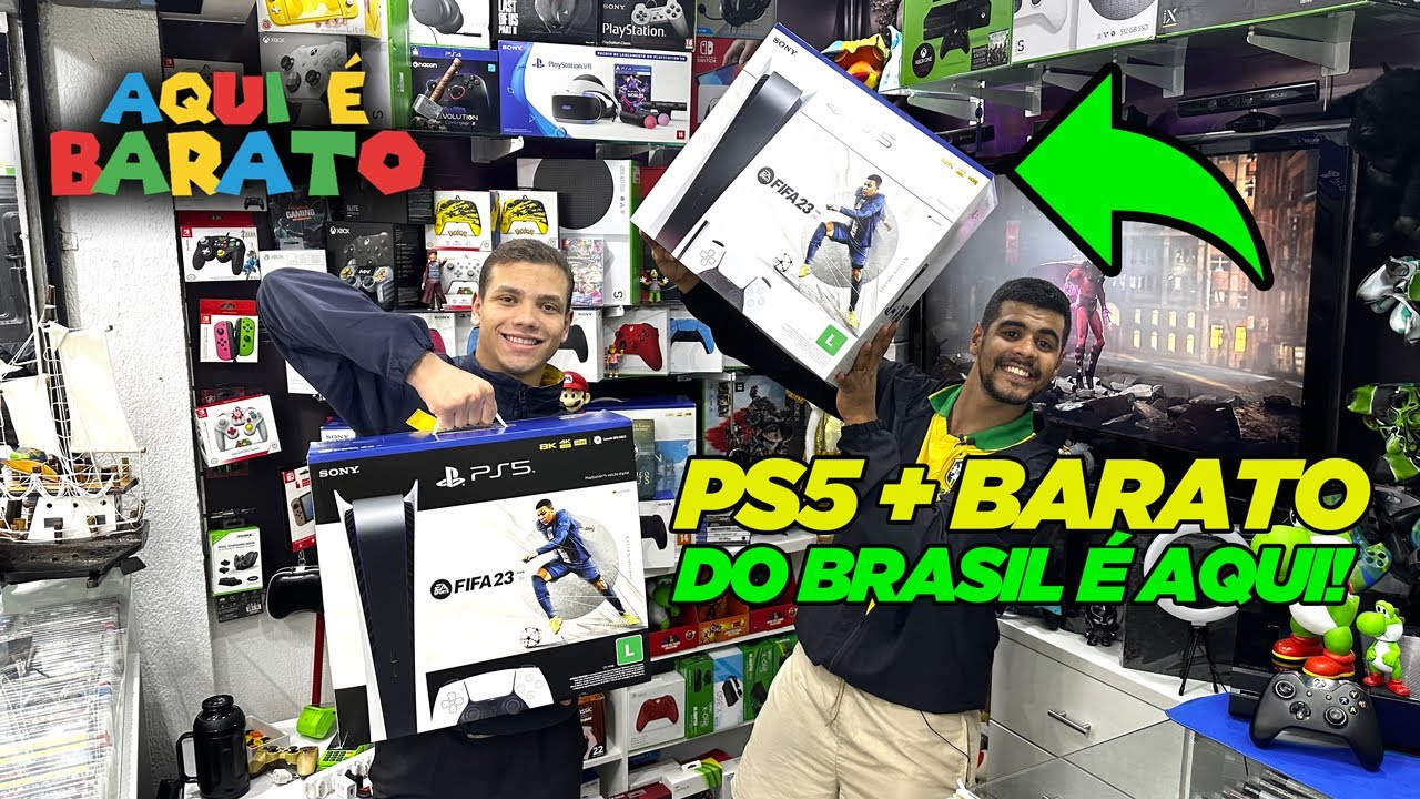 PS5 barato aqui na AYA GAMES! Melhores preços da santa Efigênia