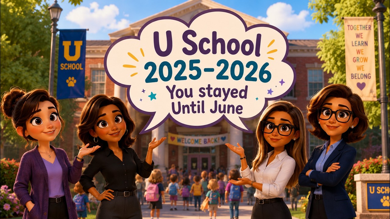 You Stayed Until June | The 2025–2026 School Survival Anthem (Pixar-Style Music Video)