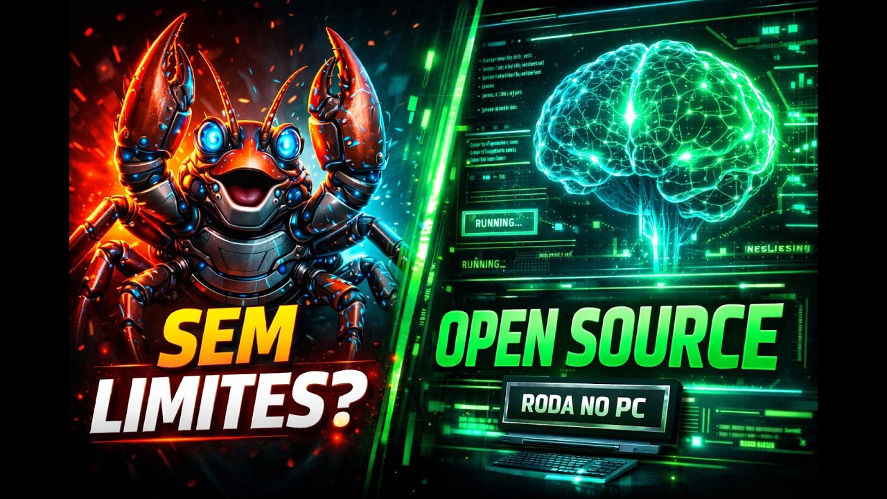 OpenClaw e IA Gratuita que pode rodar no seu PC (SEM limites!) - YouTube